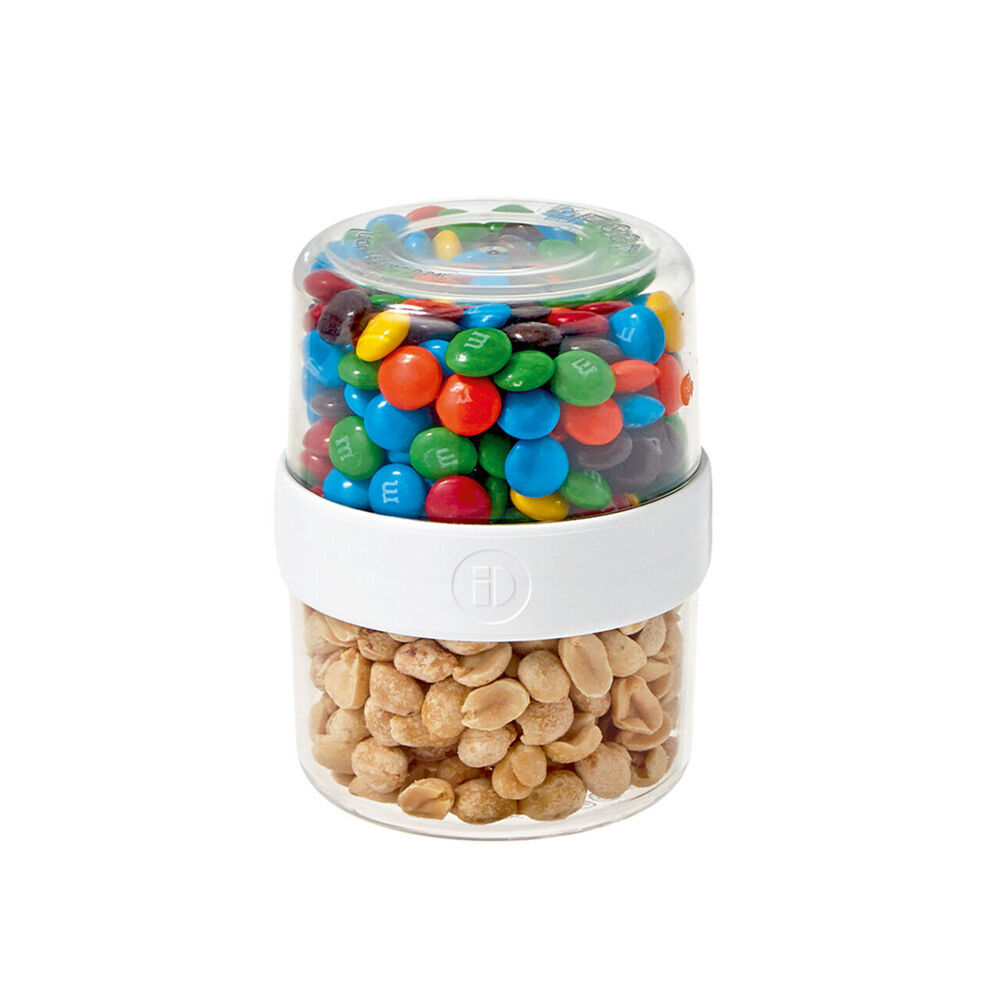 4PK iDesign Fresh Stack N Snack Double Sided Food Container Clear - Small