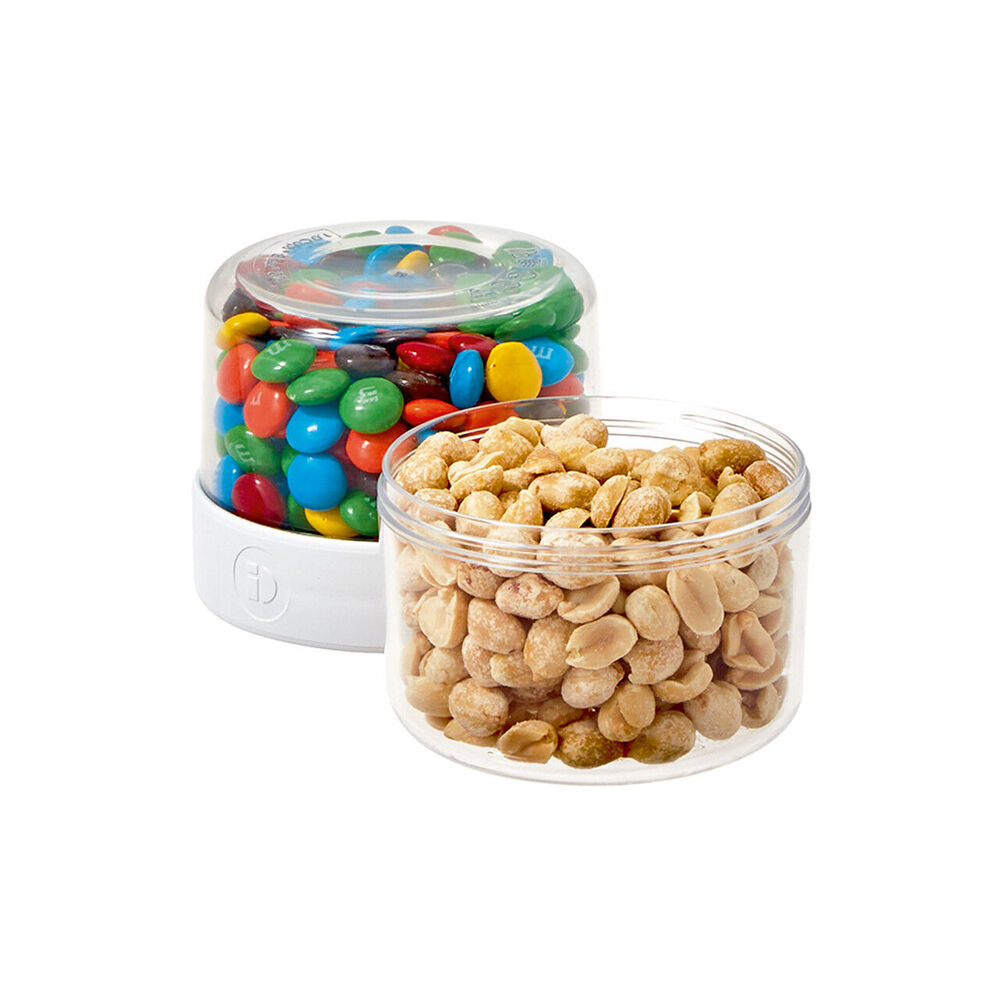 iDesign Fresh Stack N Snack Double Sided Food Container Clear - Small