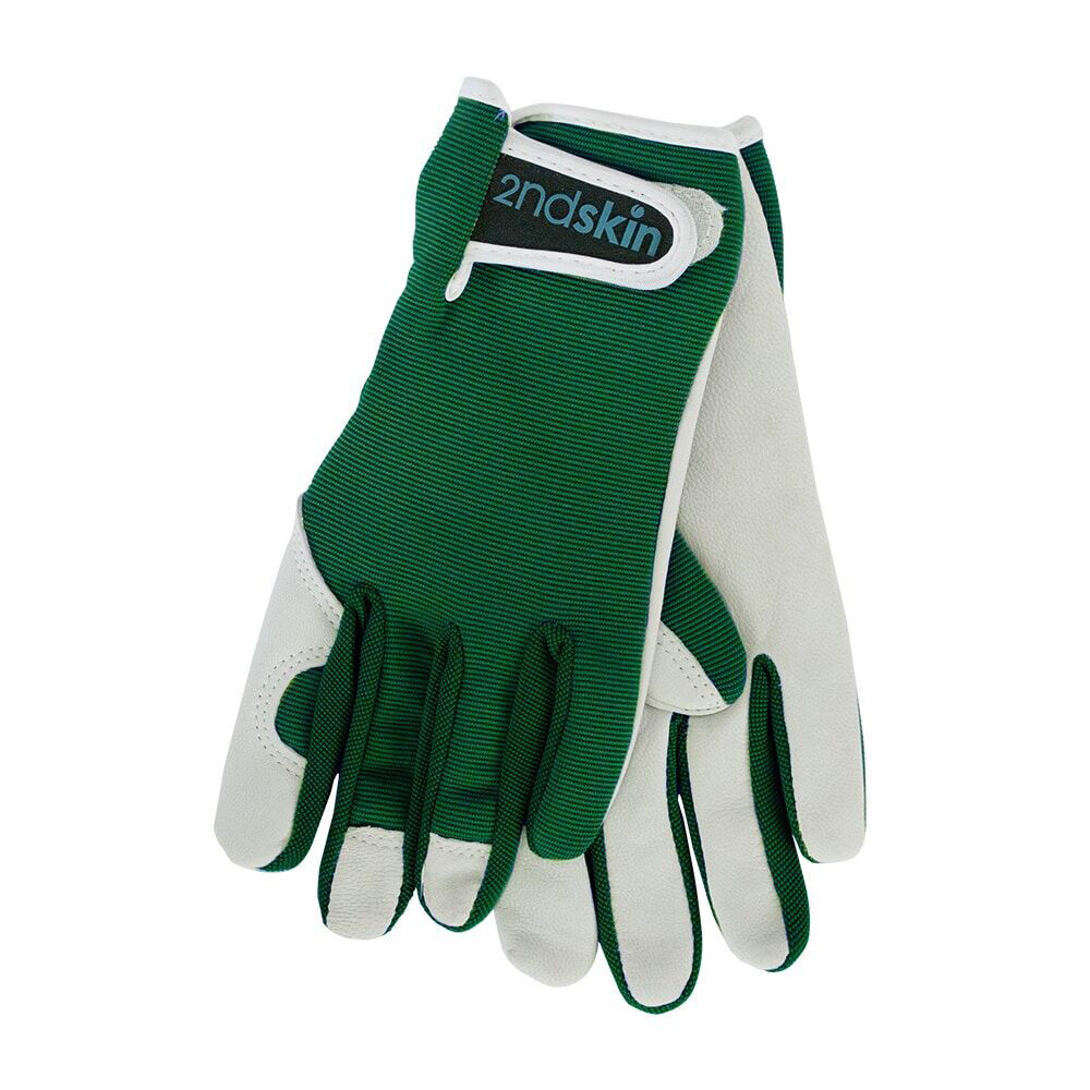 2pc Annabel Trends Second Goat Skin Gloves Unisex 25x11cm - Smokey Pine