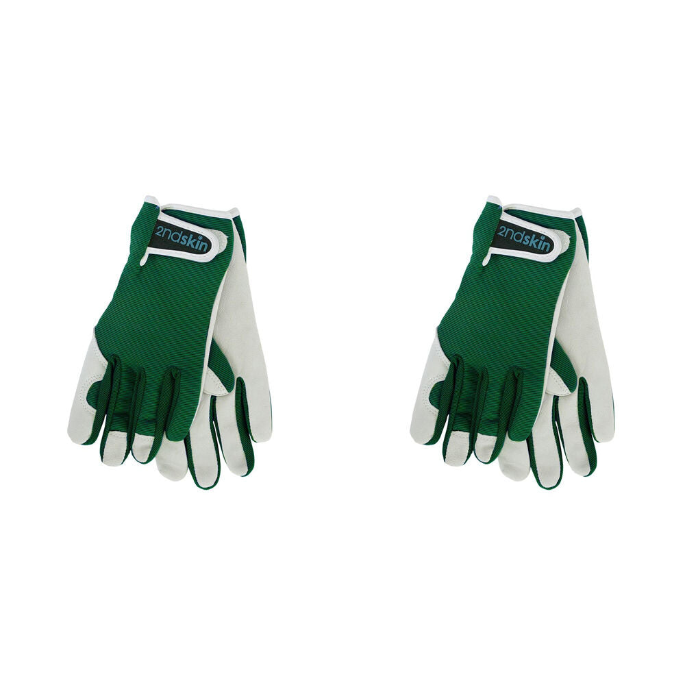 4pc Annabel Trends Second Goat Skin Gloves Unisex 25x11cm - Smokey Pine