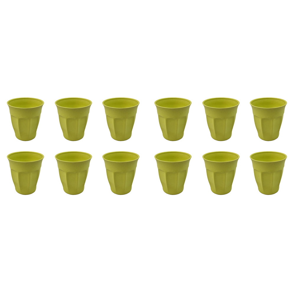 2x 6pc EcoSouLife Bamboo Cafe Latte Standard Lime 235ml