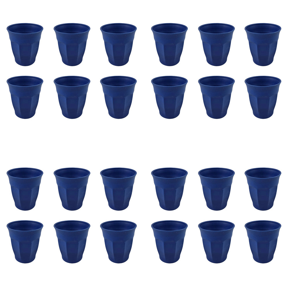 4x 6pc EcoSouLife Bamboo Cafe Latte Standard Sky Blue 235ml