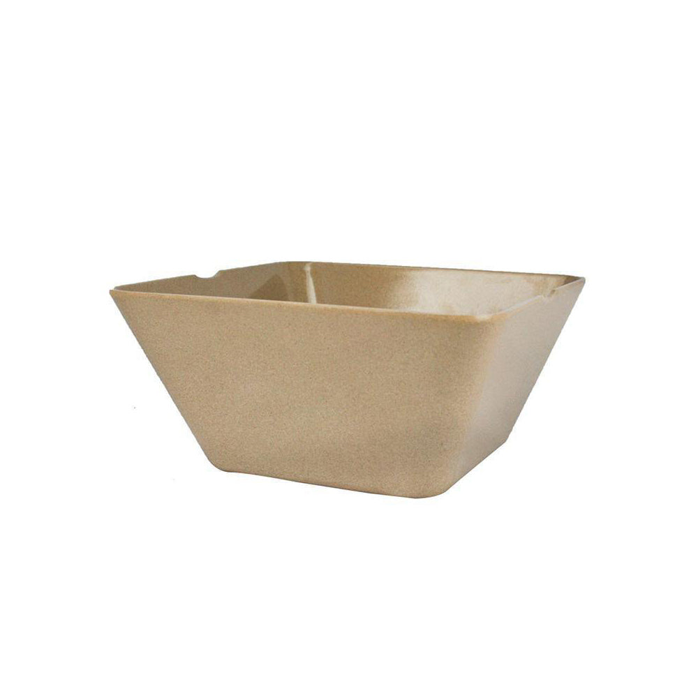 8pc EcoSouLife Reusable Rice Husk Square Bowl 600ml/2000ml - Beige