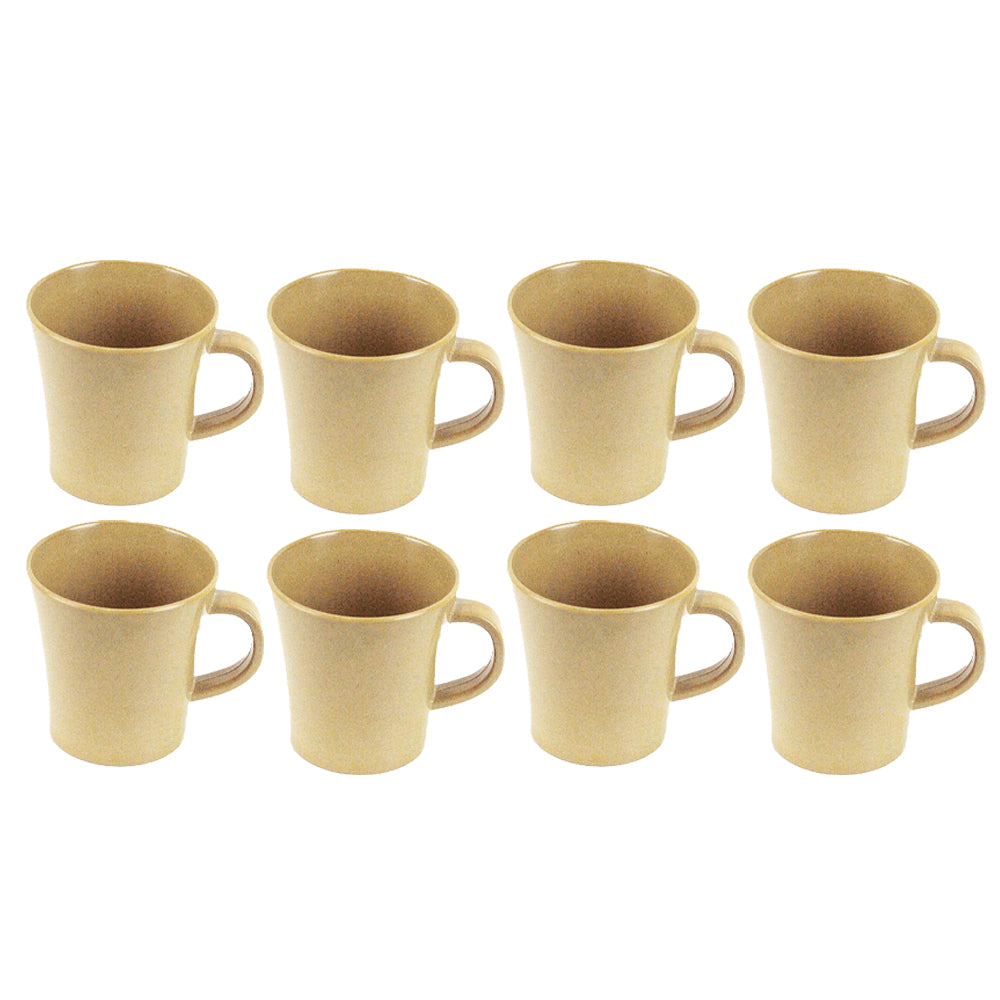 2x 8pc EcoSouLife Rice Husk/Melamine Soul Reusable Mug 296ml