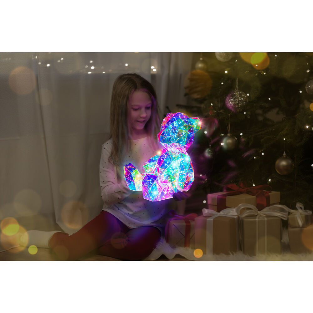 Prismic 3D Puzzle Bear Lantern DIY Kids Craft w/ Lights 12y+