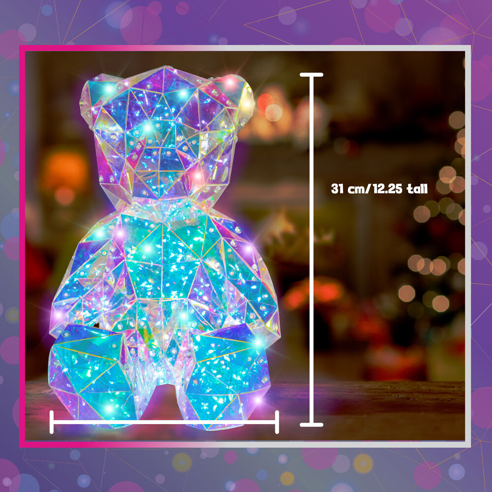 Prismic 3D Puzzle Bear Lantern DIY Kids Craft w/ Lights 12y+
