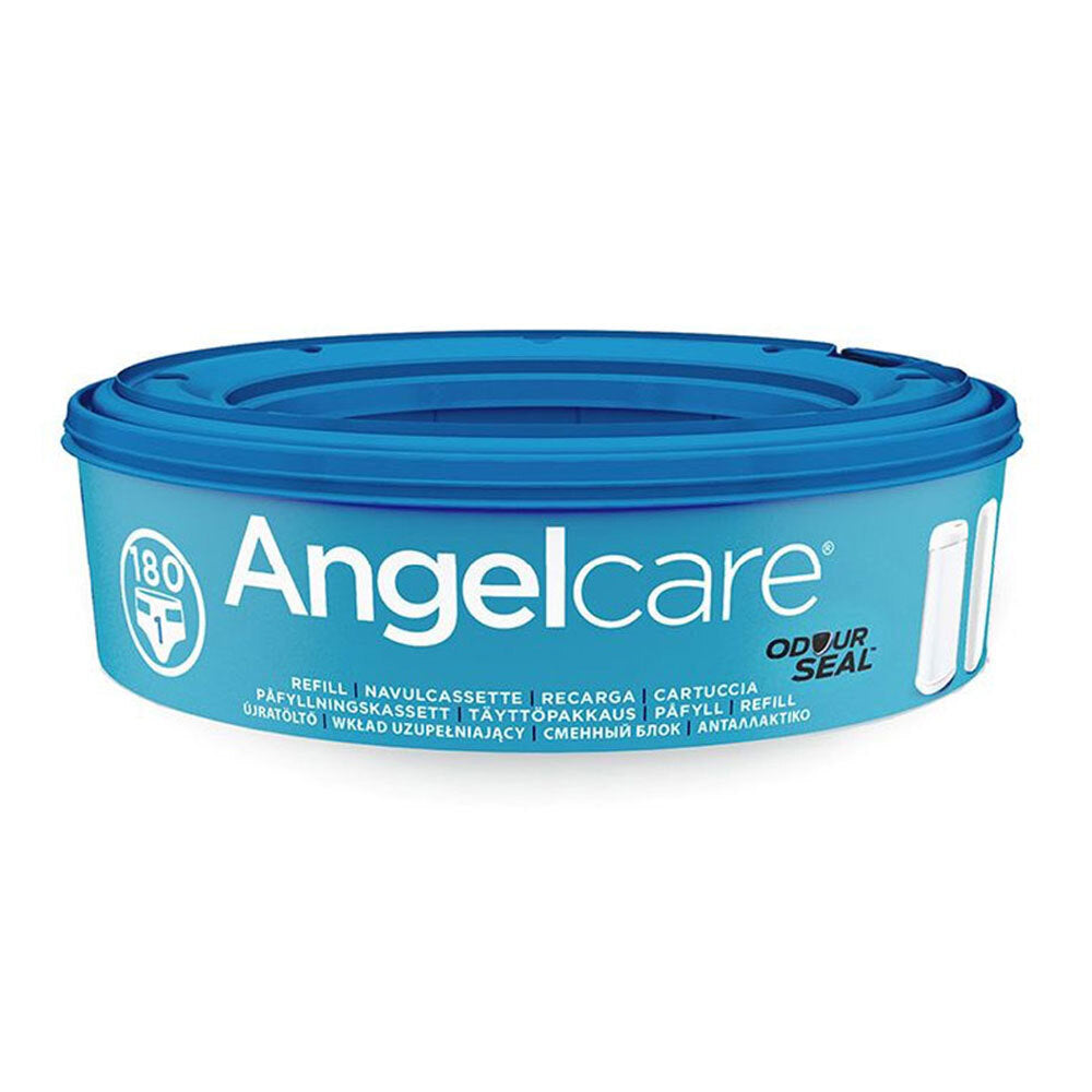 2PK Angelcare Odour Seal Baby Nappy Diaper Disposal Cassette Refills
