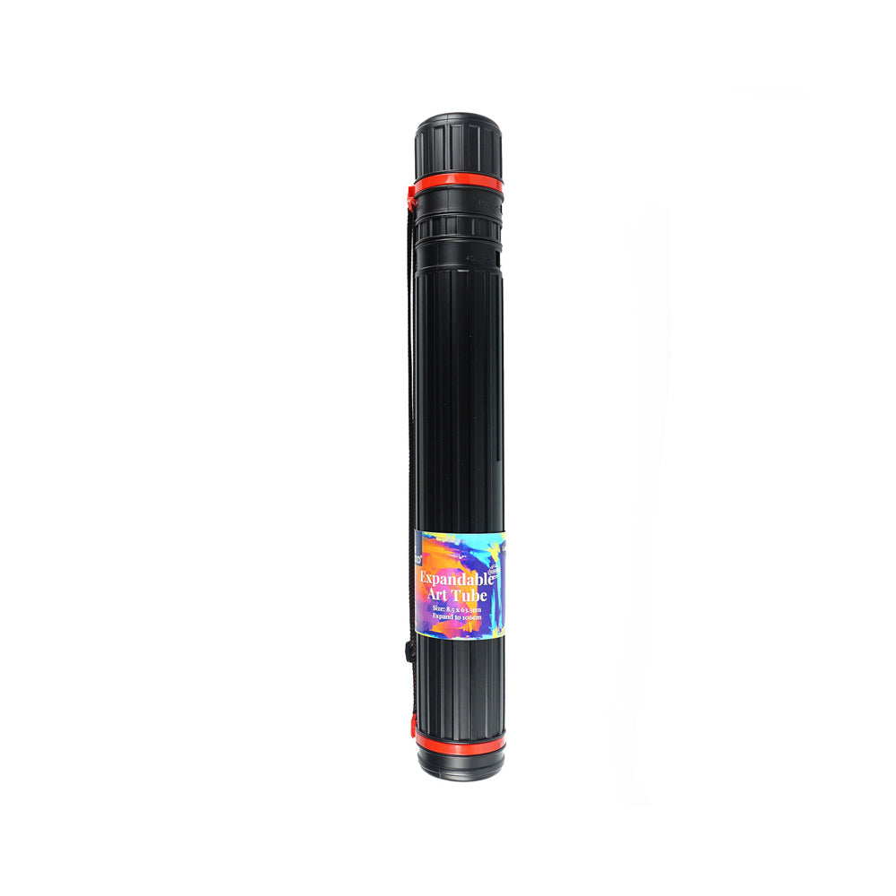 3PK Art Boxd 63.5cm Expandable Poster/Art Tube - Black