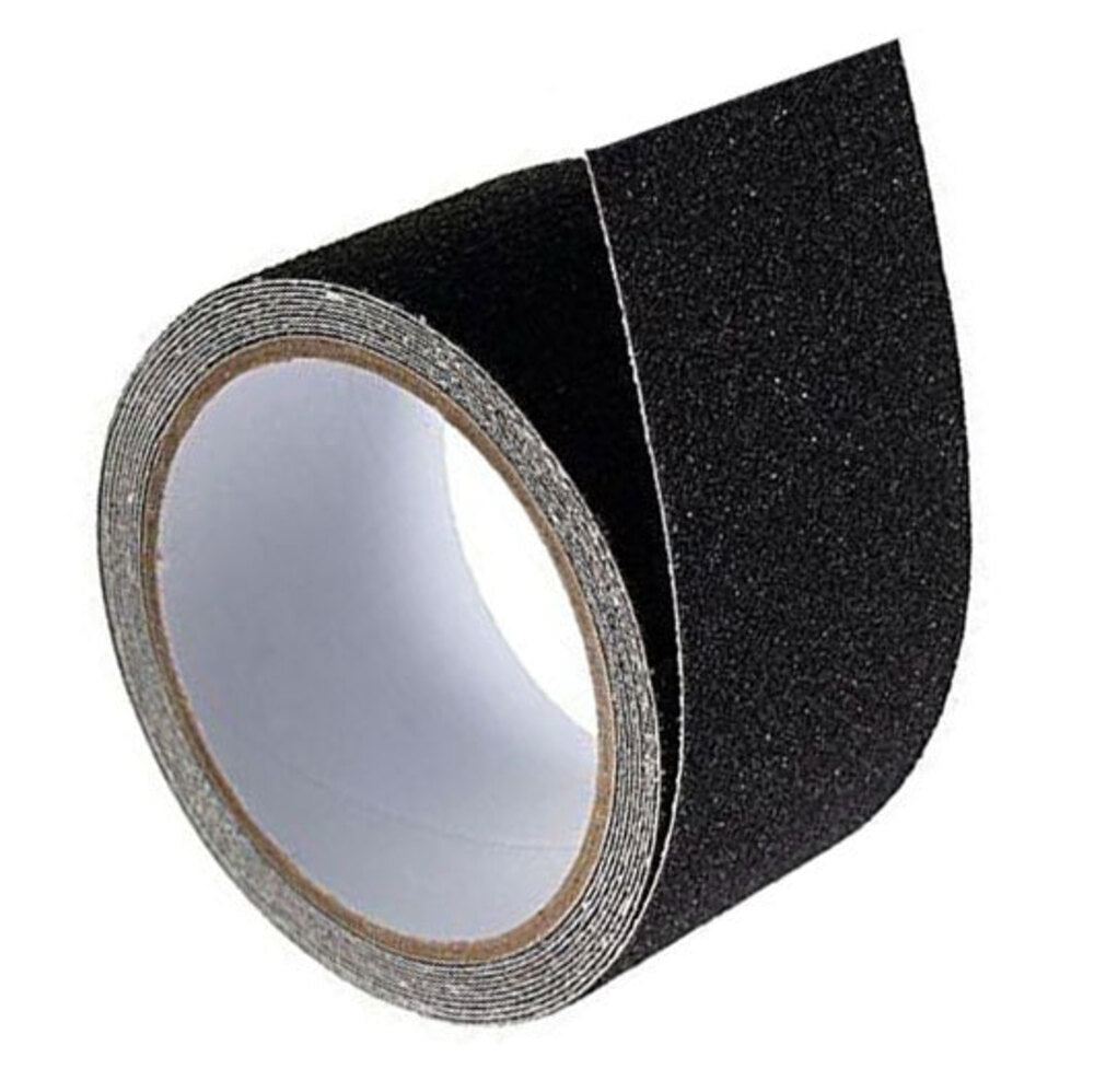 12x 48mm x 3m Black Anti-Slip Sticky Tape for Floor/Stairway Steps