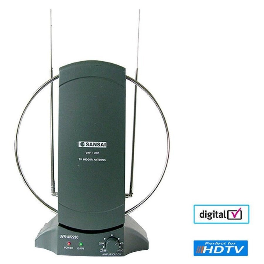 Sansai Amplified Indoor TV Antenna