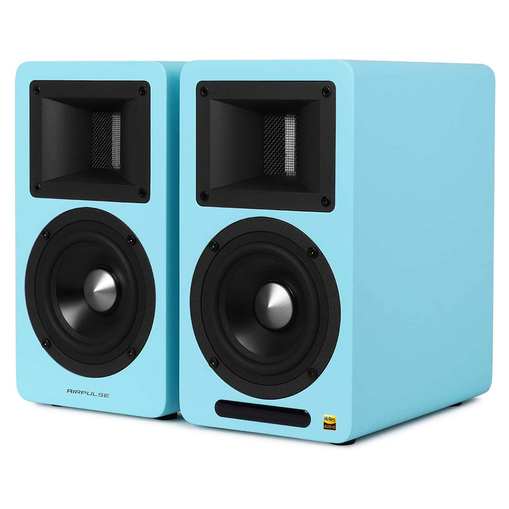 Airpulse A80 Active Bookshelf Speaker System - Blue