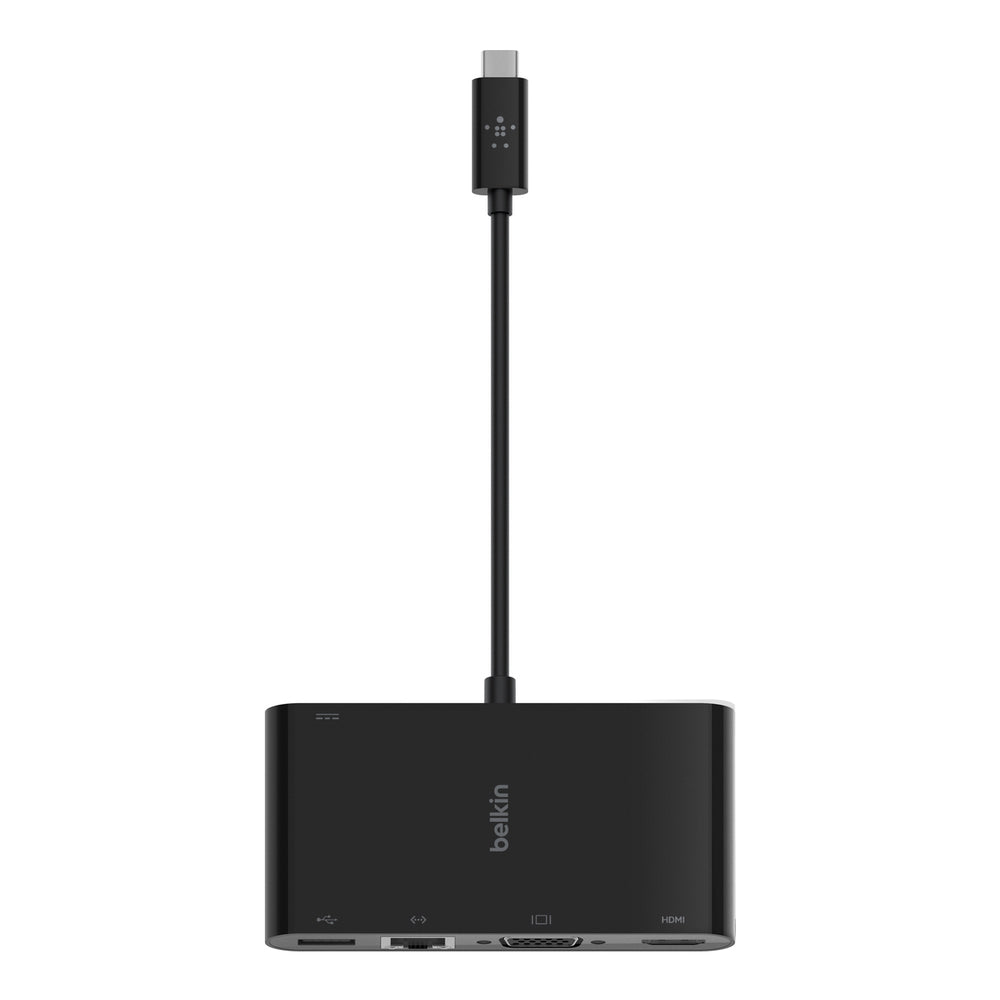 Belkin USB-C Multimedia Charge Adapter Accessory - Black