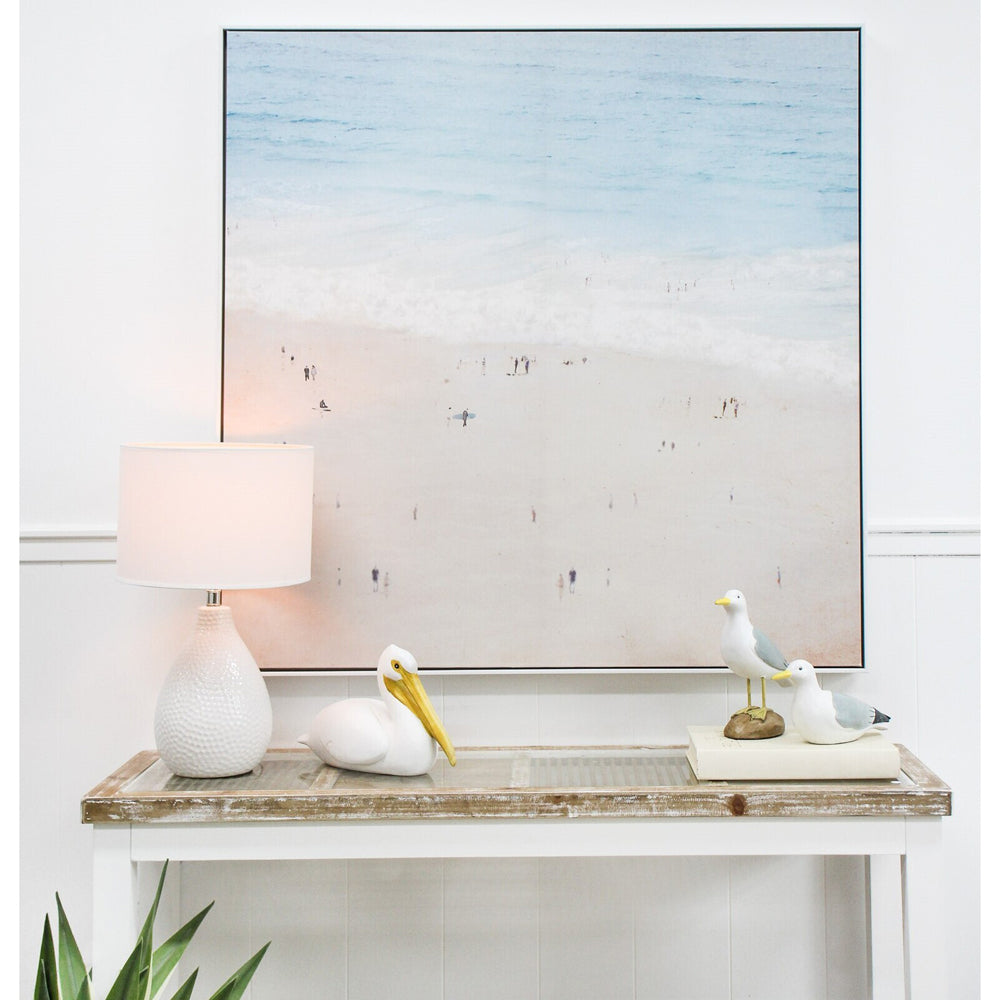 LVD Framed 100cm Canvas/Resin Coastal Wall Art Display