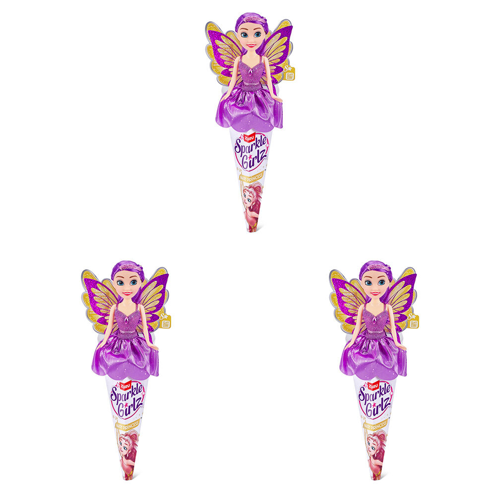 3PK Zuru Sparkle Girlz 10.5 Inch Fairy Doll - Assorted 3y+