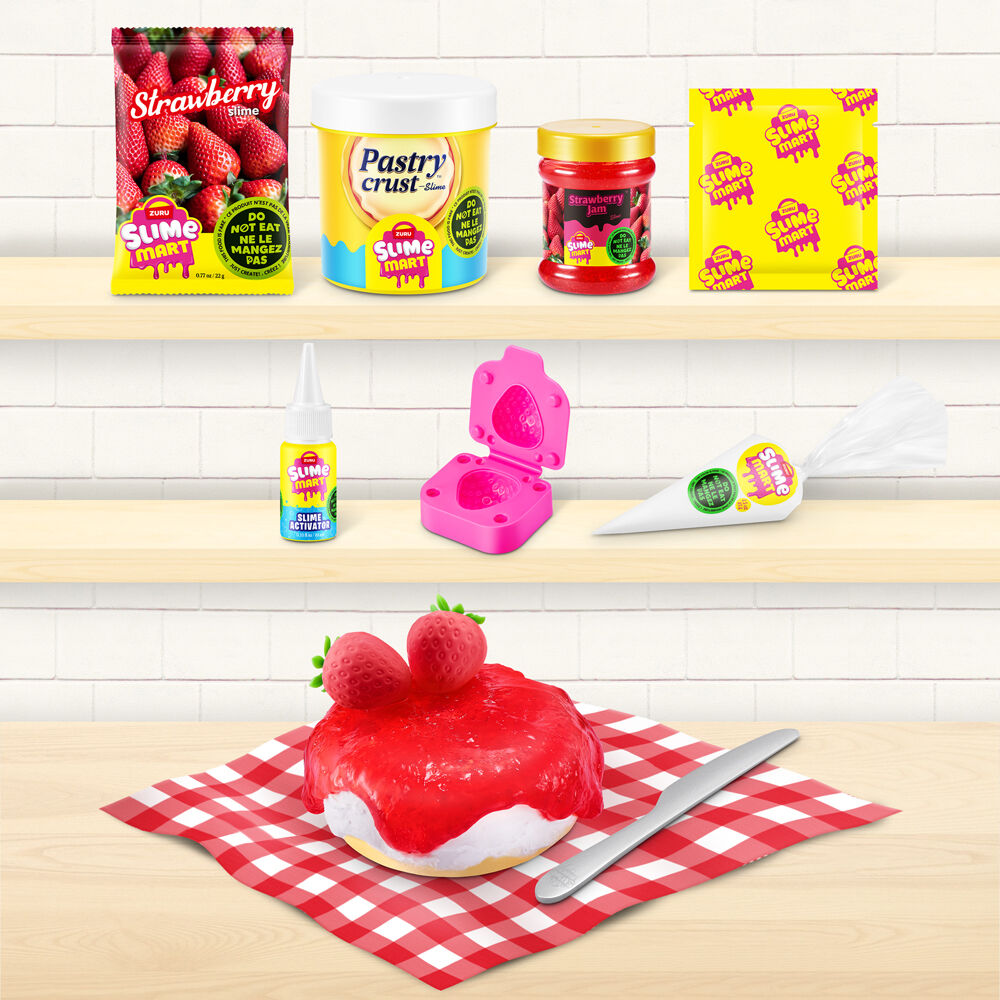 Zuru Slime Mart Small Shopping Bag Series 1 - Strawberry Cheesecake Kids Clay