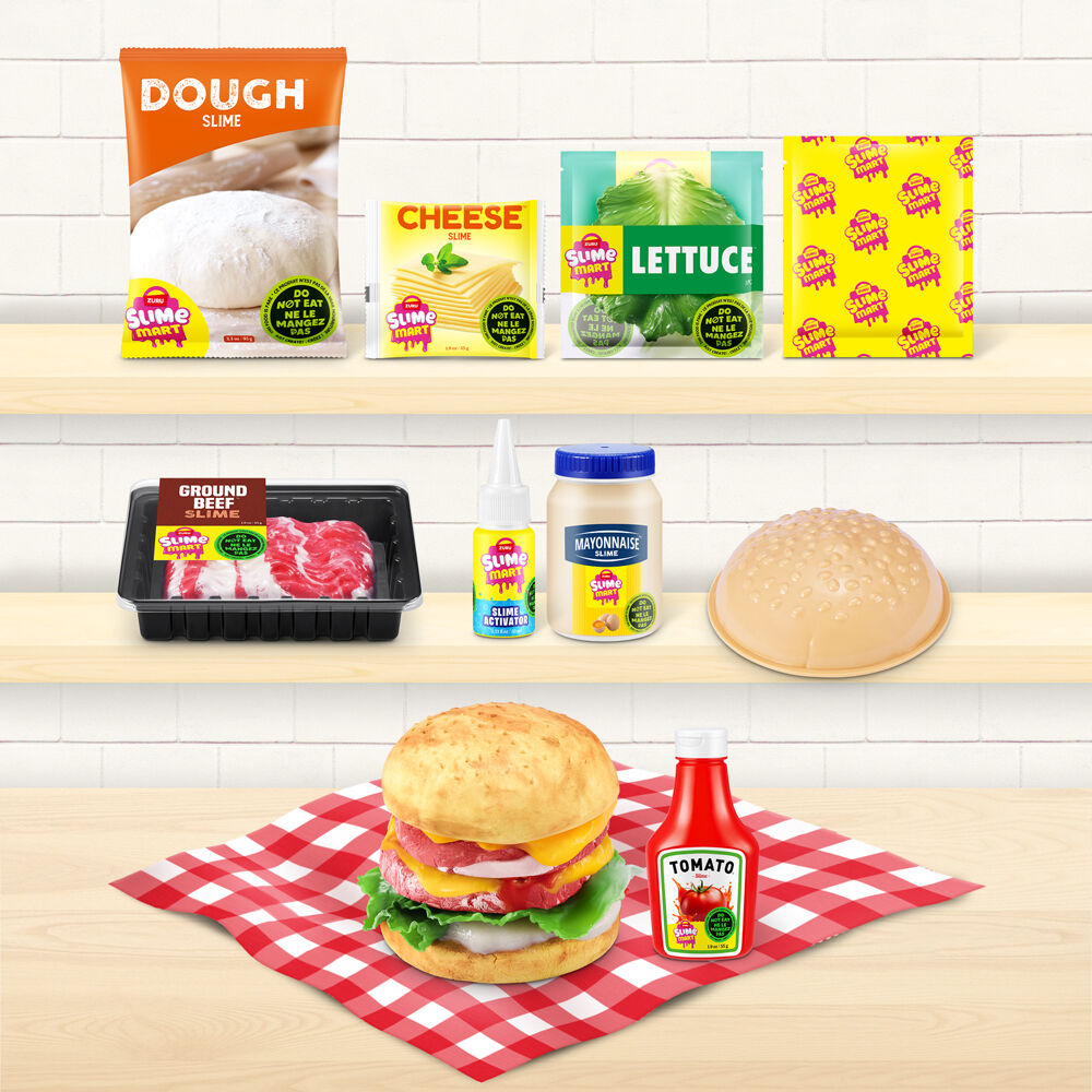 Zuru Slime Mart - Shopping Basket Series 1 Burger Kids Modelling Clay