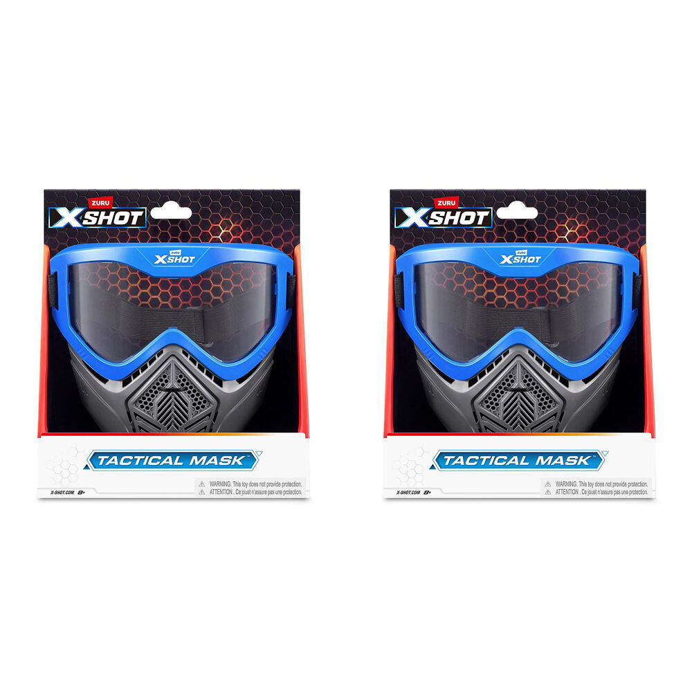 2PK Zuru Xshot Tactical Mask Gear Kids/Children Toy 8y+