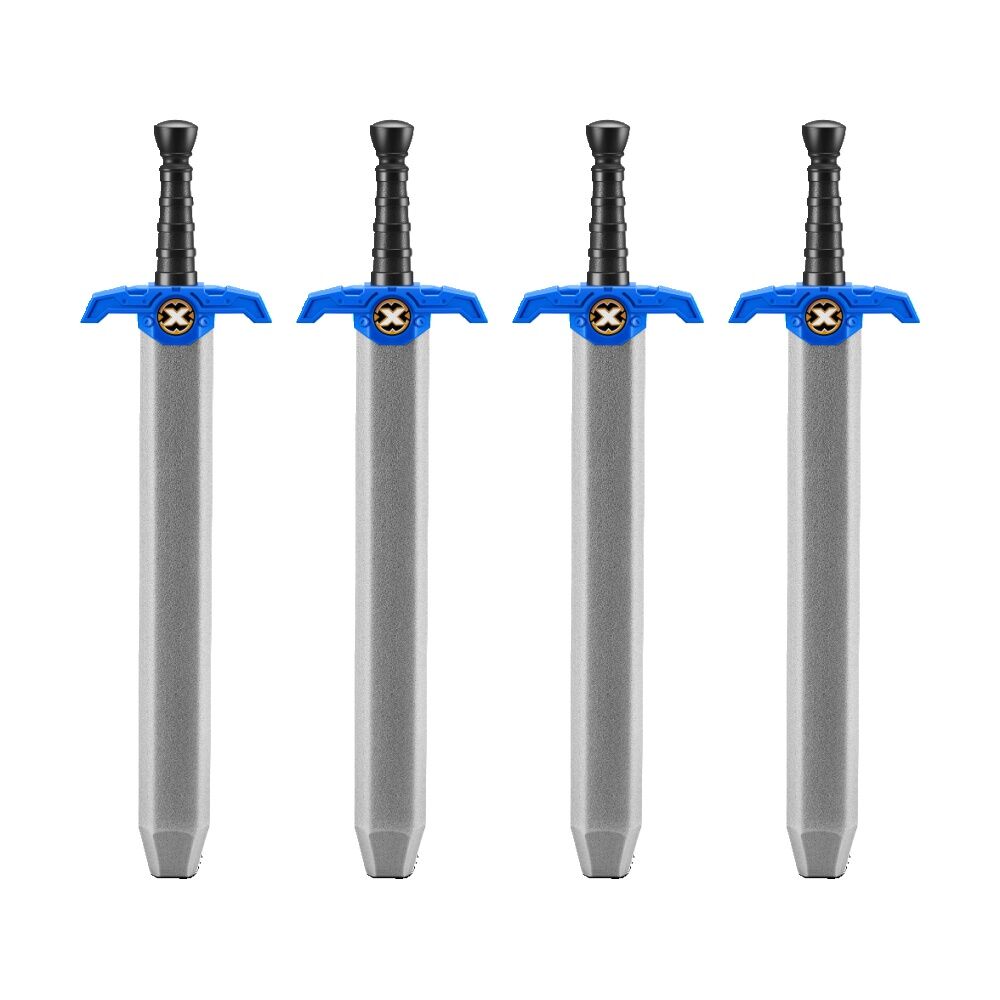 4PK Zuru Xshot Foam Sword Action Figure Kids/Children - 3y+ Assorted