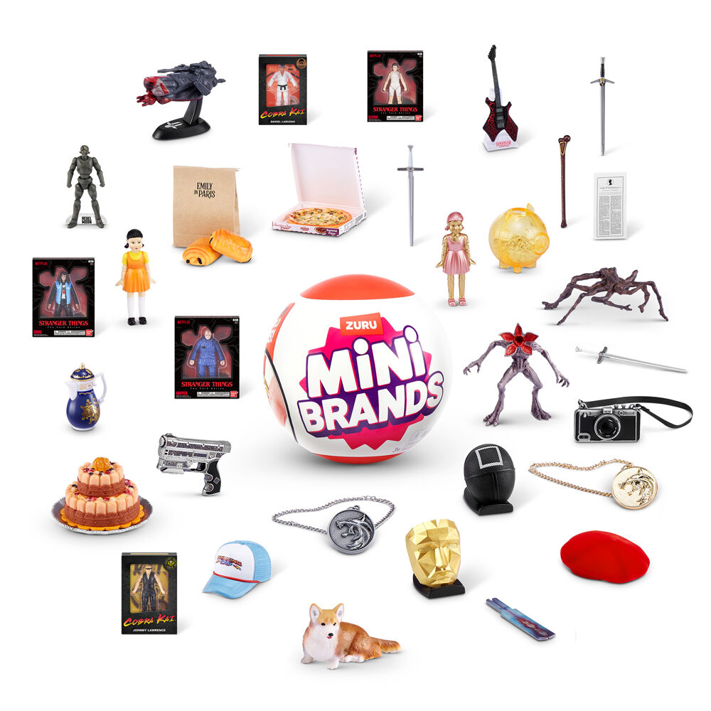 2PK Zuru Mini Brands Netflix S1 Capsule Toy 3.74cm - Assorted 3y+