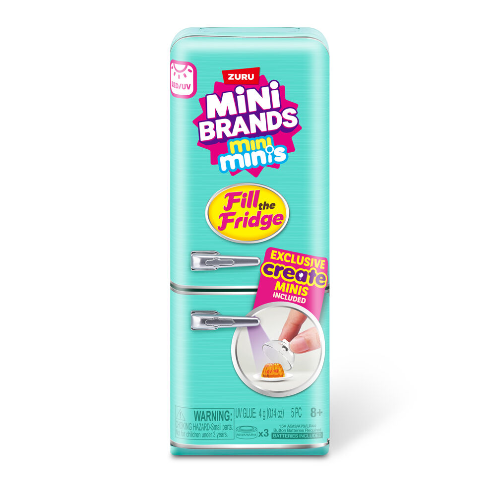 Zuru Mini Brands Fill the Fridge Playset with UV Light Kids/Children 8y+
