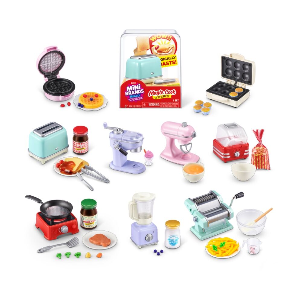 2PK Zuru Mini Brands Magic Cook Kitchen Series 1 Kids/Children - 3y+ Assorted