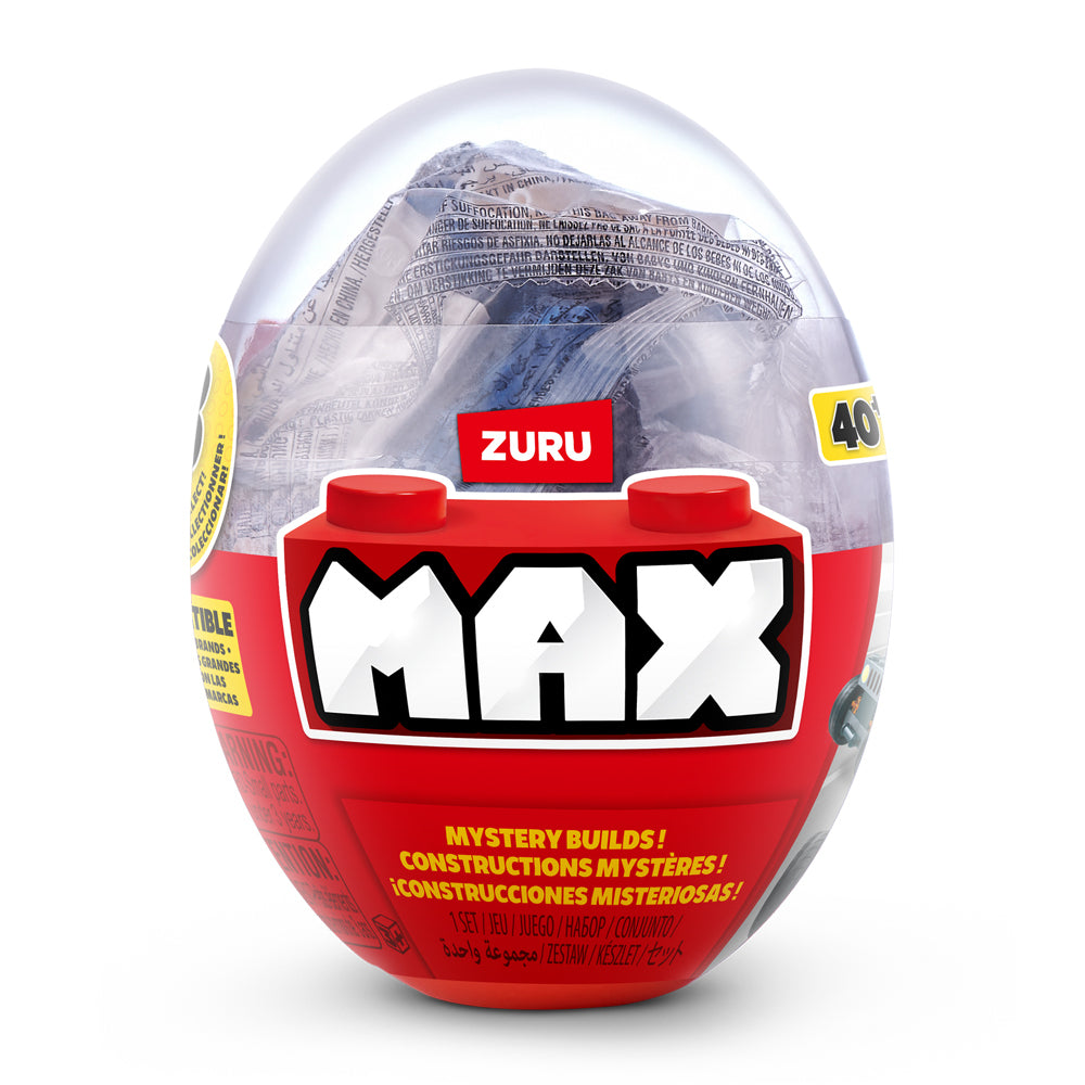 4x 40pc ZURU Max Build Construction Egg Capsule Bricks assorted