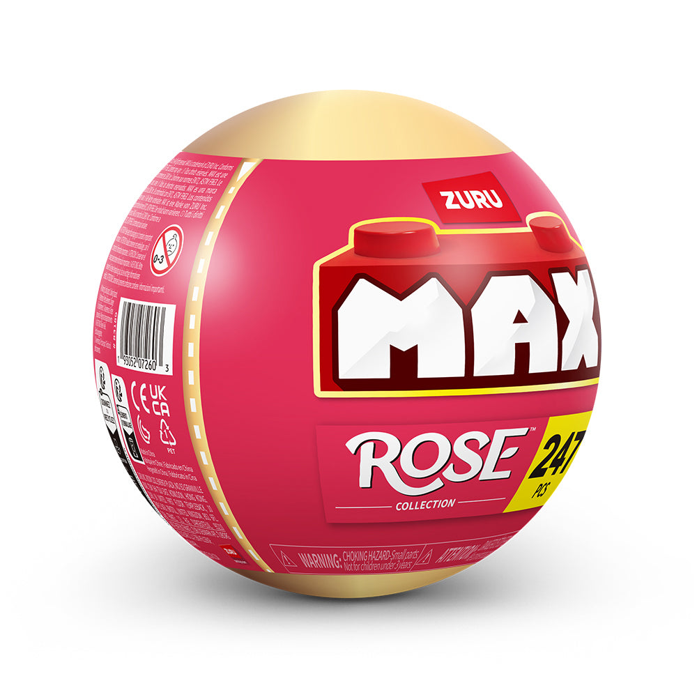 2PK Zuru Max Premium Rose Collection Series Building Toy Set 8y+