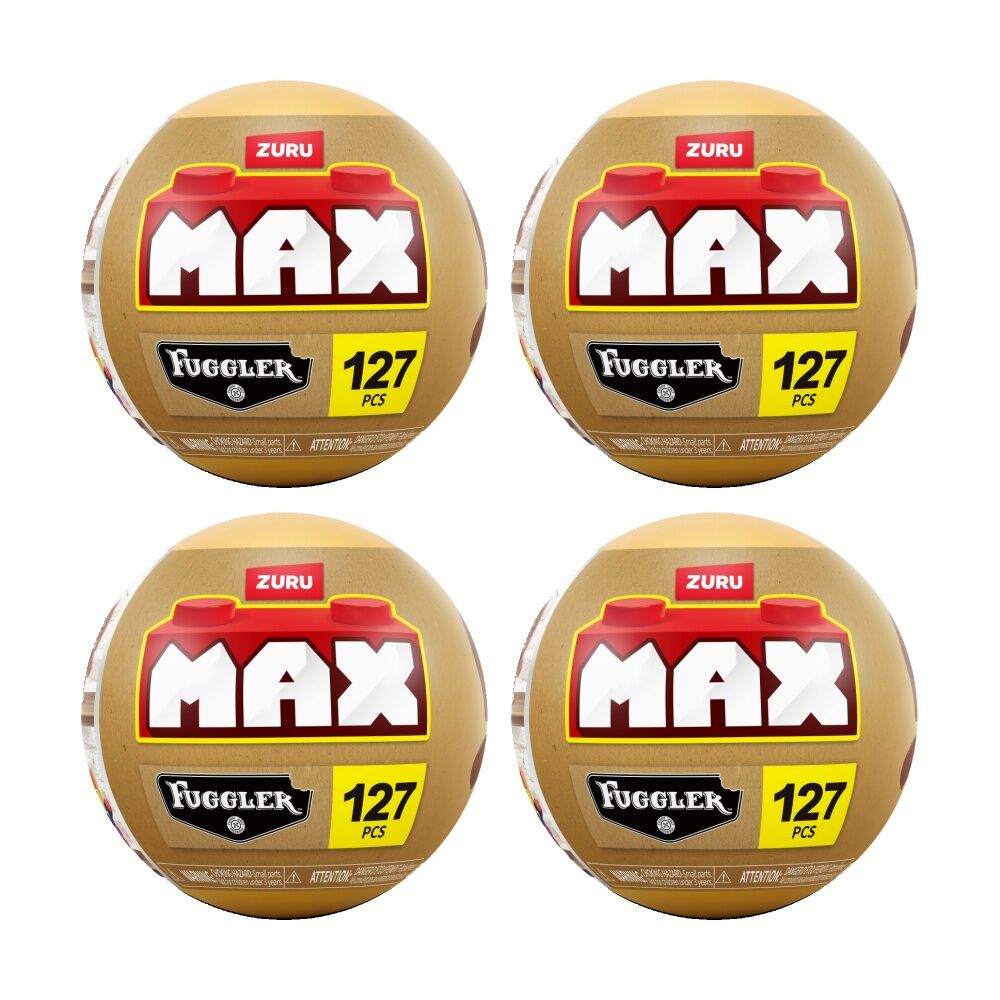 4PK Zuru Max Premium Fuggler Series 1 Miniatures Kids/Children - 8y+ Assorted