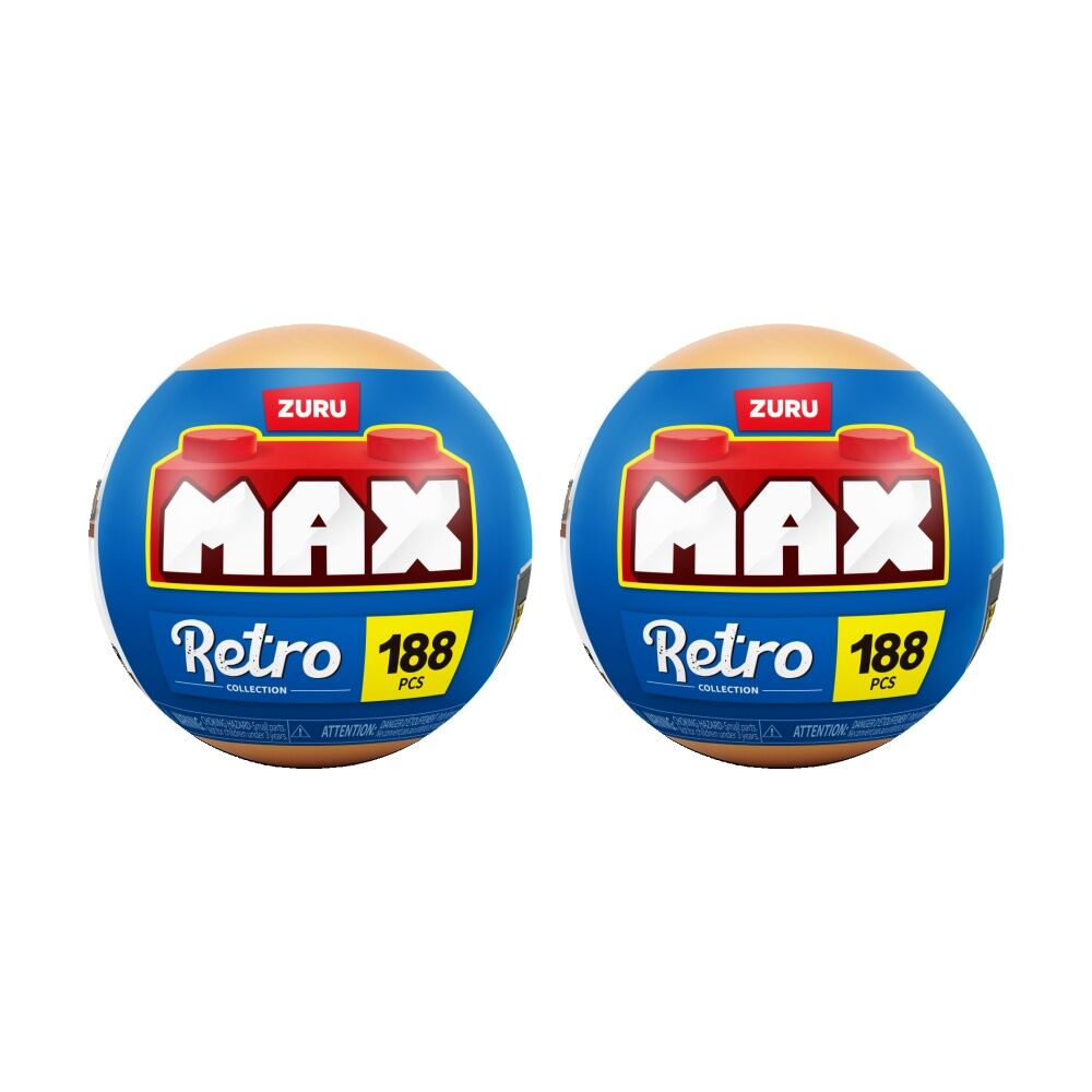 2PK Zuru Max Premium Retro Series 2 Handheld Game Console Kids/Children - 8y+