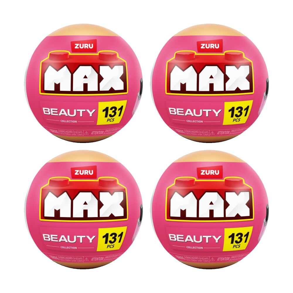 4PK Zuru Max Premium Beauty Series 1 Nail Polish Miniatures Kids/Children - 8y+