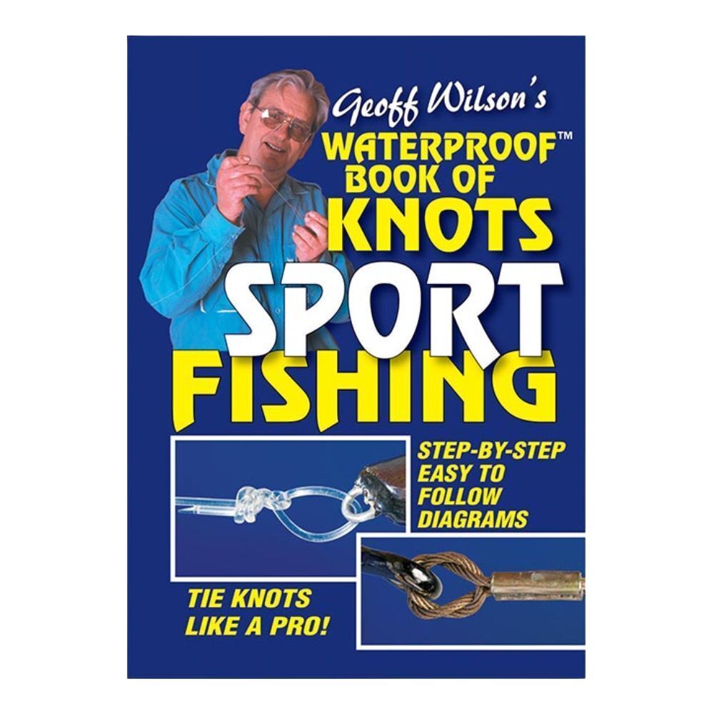 2pc AFN Geoff Wilsons Book of Basic Fishing Knots & Sport Fishing Combo Set