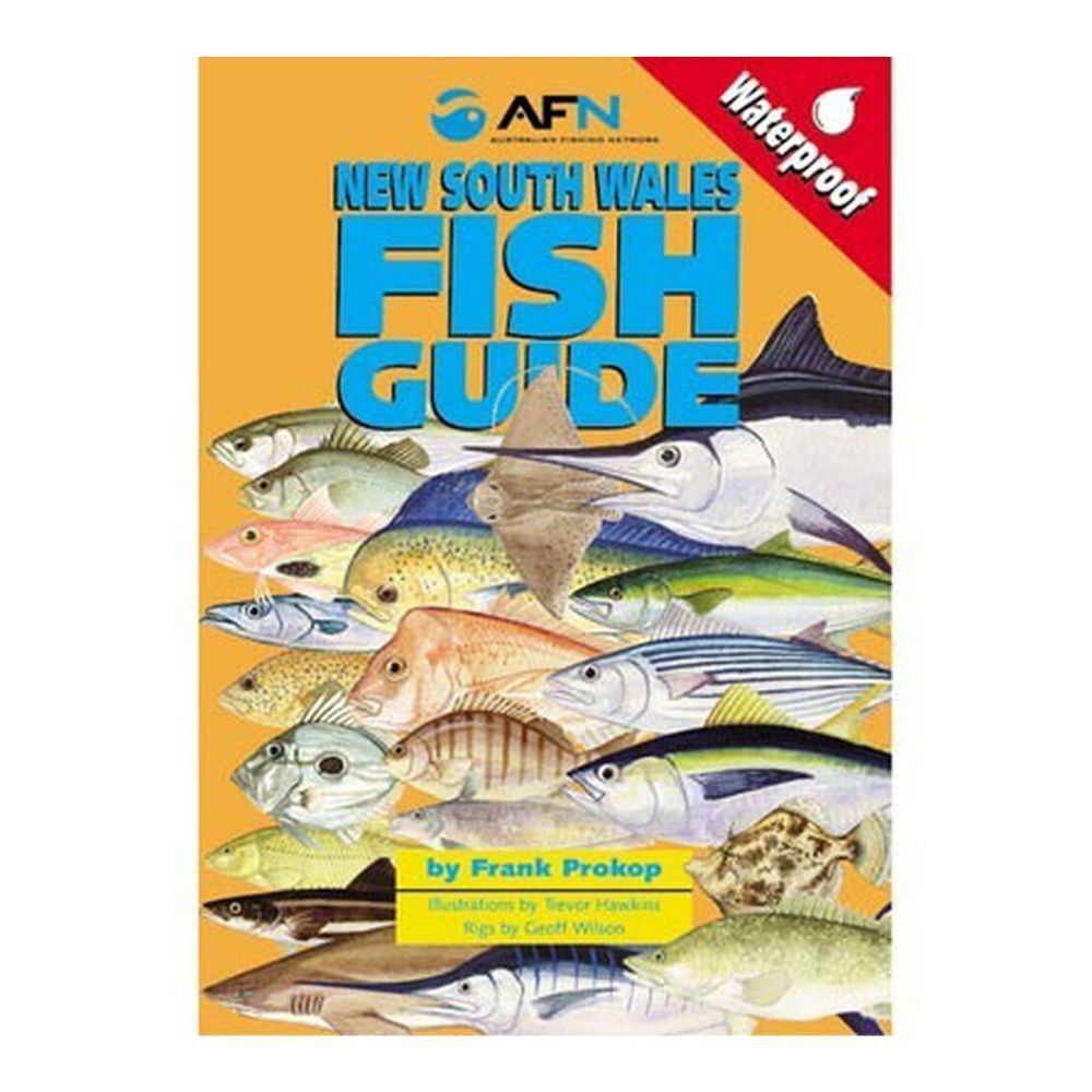 3PK AFN NSW Waterproof Fish Guide Book 14.8x10.3cm Paperback
