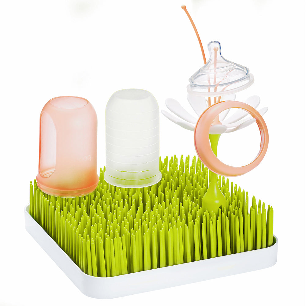 Boon Stem Baby Bottle/Sippy Cup Drying Rack Accessory White Petal
