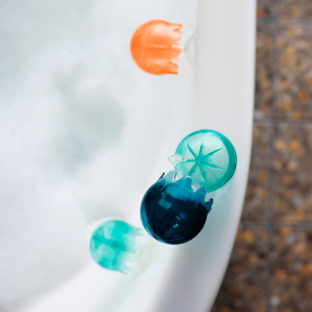 Boon Jellies Suction Cup Bath Toy - Navy/Coral