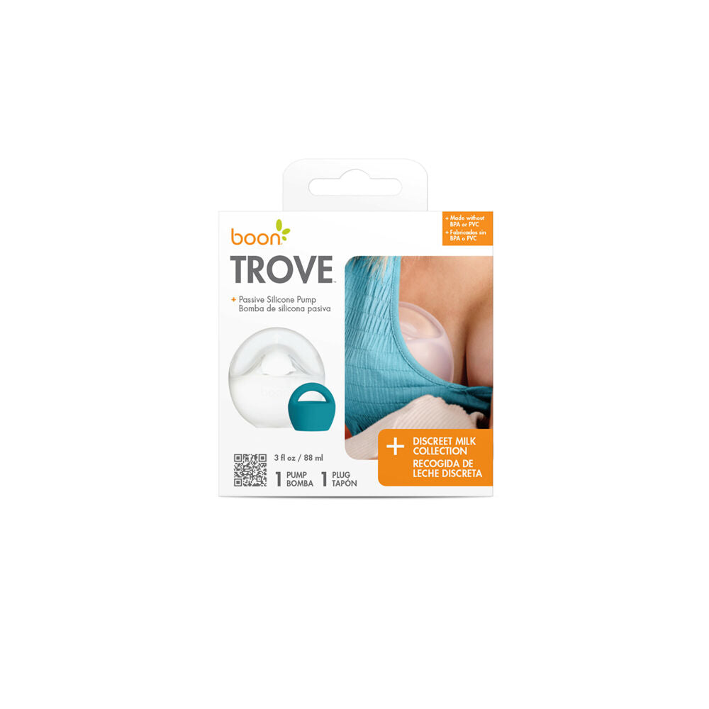 2PK Boon Trove Silicone Manual Breast Pump 88ml 11x11cm - White