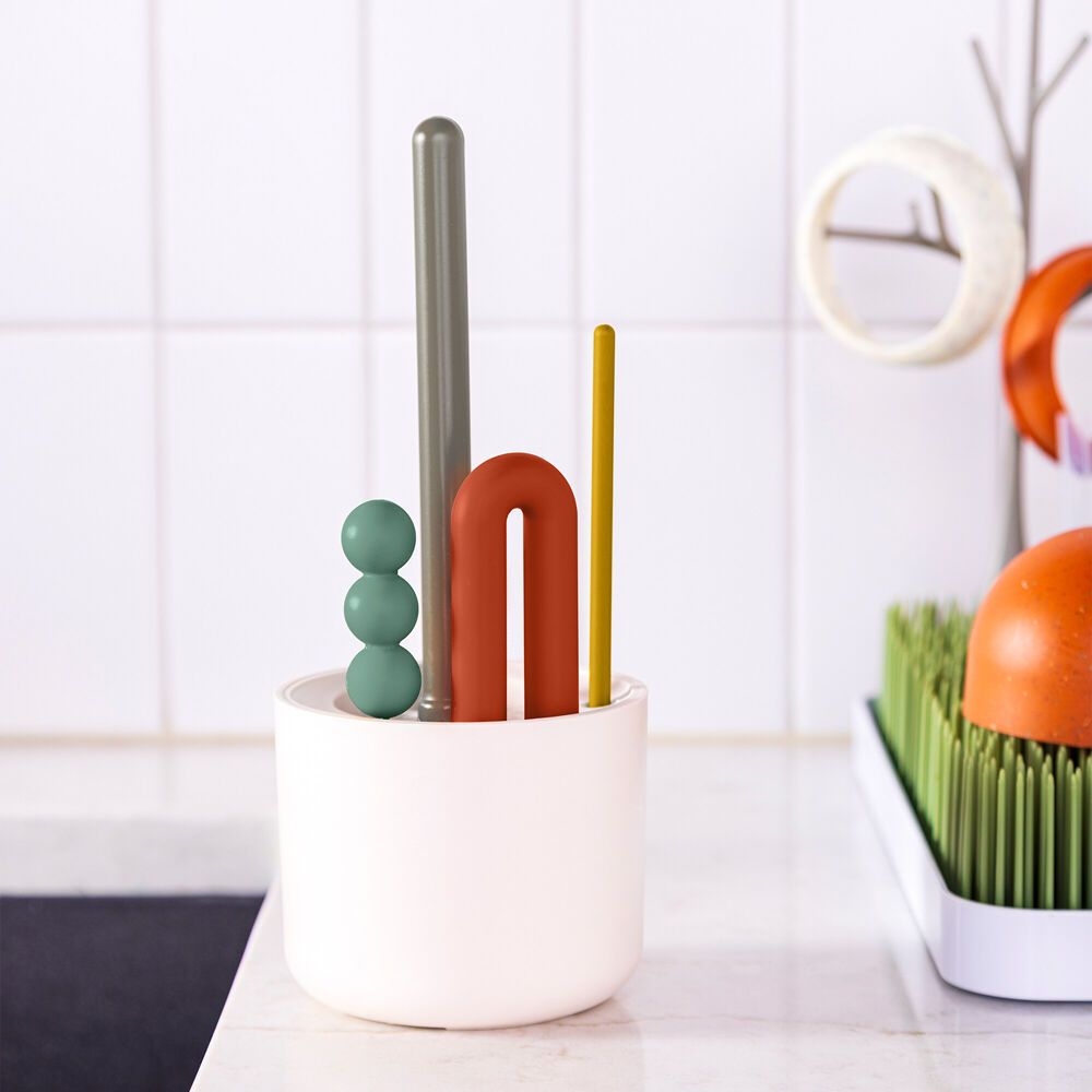 4pc Boon Mod Baby Bottle Nylon Bristle Cleaning Brush Set