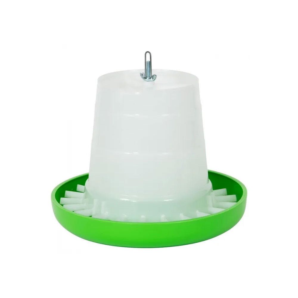2x 4pc Show Master Green & White Poultry/Bird Suspension Feeder 126A 3KG