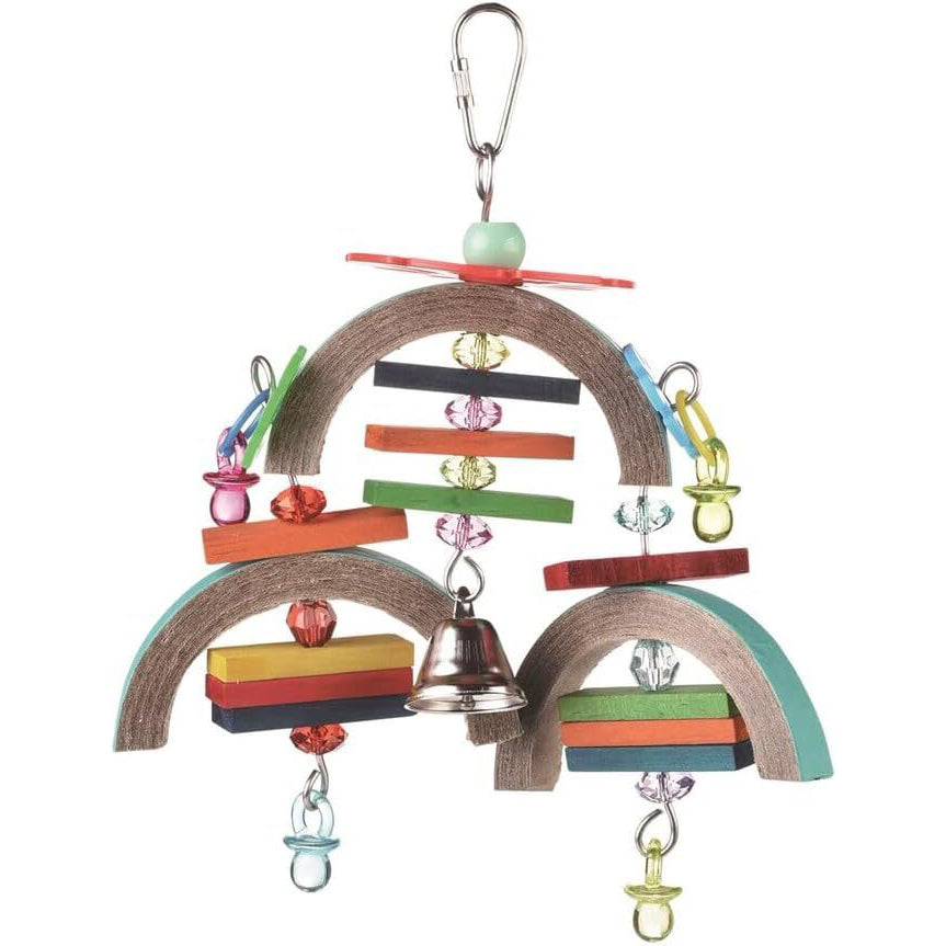 2x Nature Island Hanging Binky Mobile Bird Pets Fun Cage Toy
