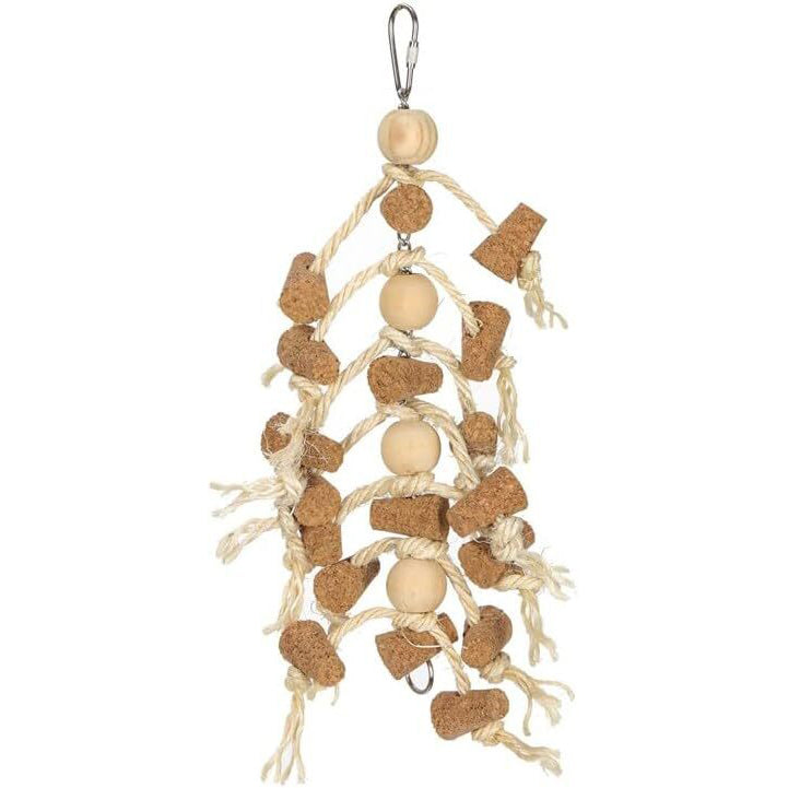 2x Nature Island Cork Chaos Bird Pet Interactive Cage Toy