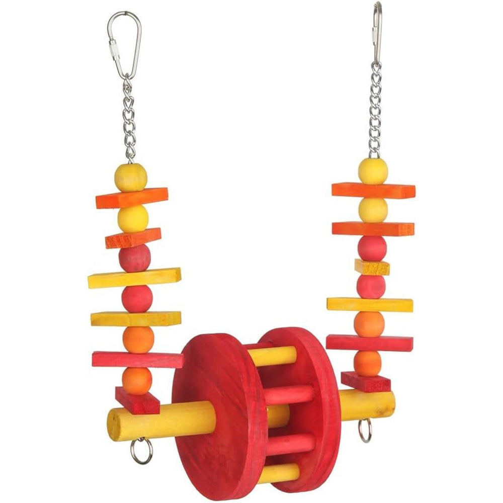 2x Nature Island Ferris Wheel Swing Bird Pet Interactive Cage Toy