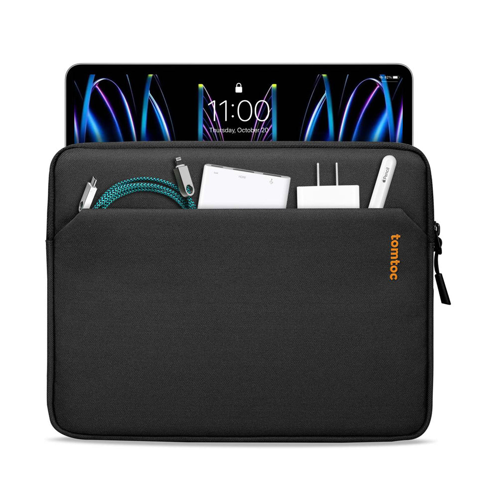 Tomtoc Tablet Sleeve/Cover For 12.9 In iPad - Black