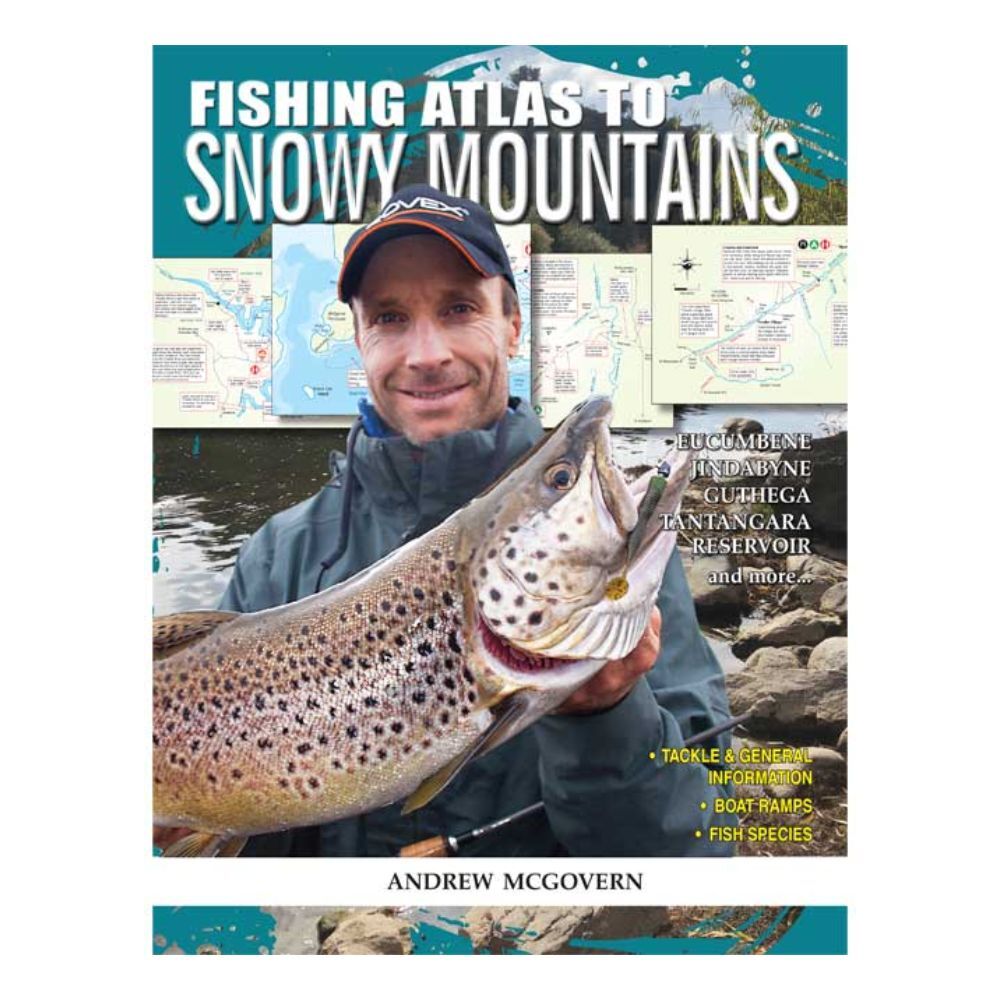 AFN Fishing Atlas to Snowy Mountains Fishing Book 104-Pages 28x27cm