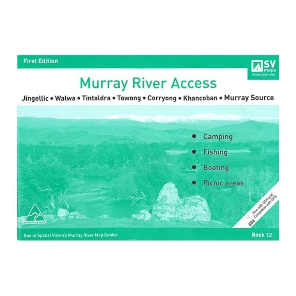 3PK Murray River Access Book #12 Fishing Guide 22-Pages 30x21.5cm - Green