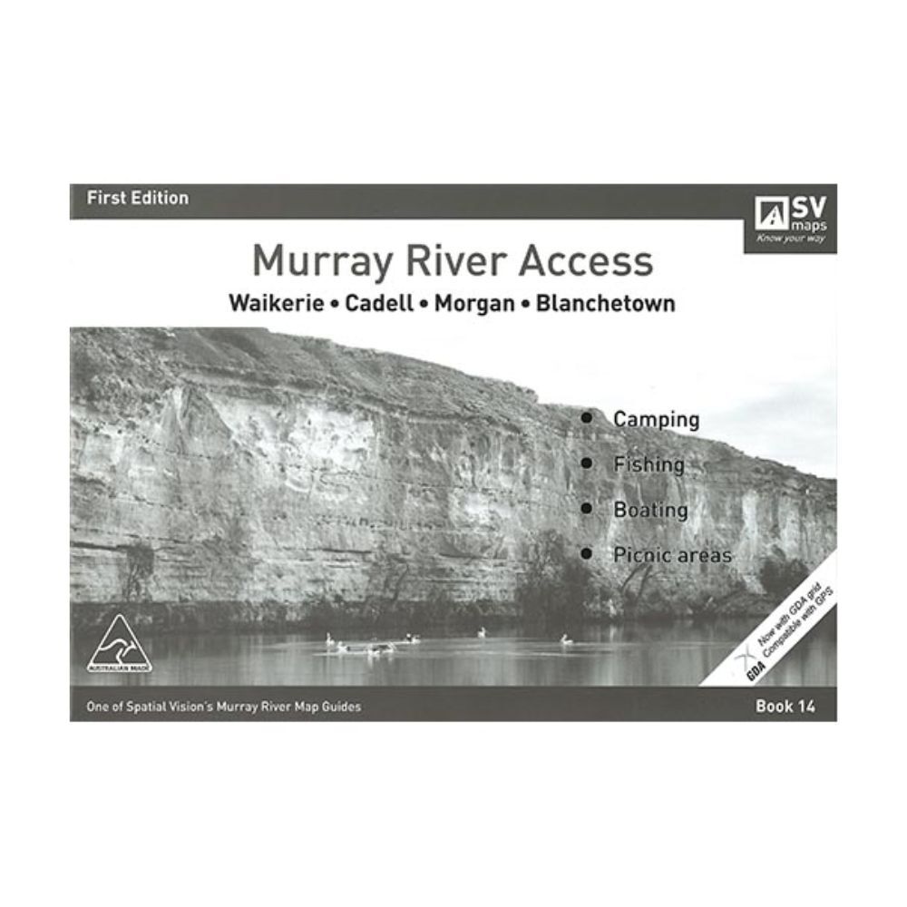 Murray River Access Book #14 Fishing Guide 22-Pages 29.5x18cm - Grey