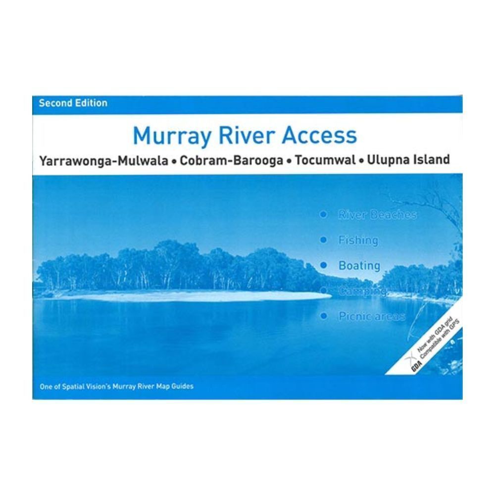 3PK Murray River Access Book #1 Fishing Guide 28-Pages 21x30cm - Blue