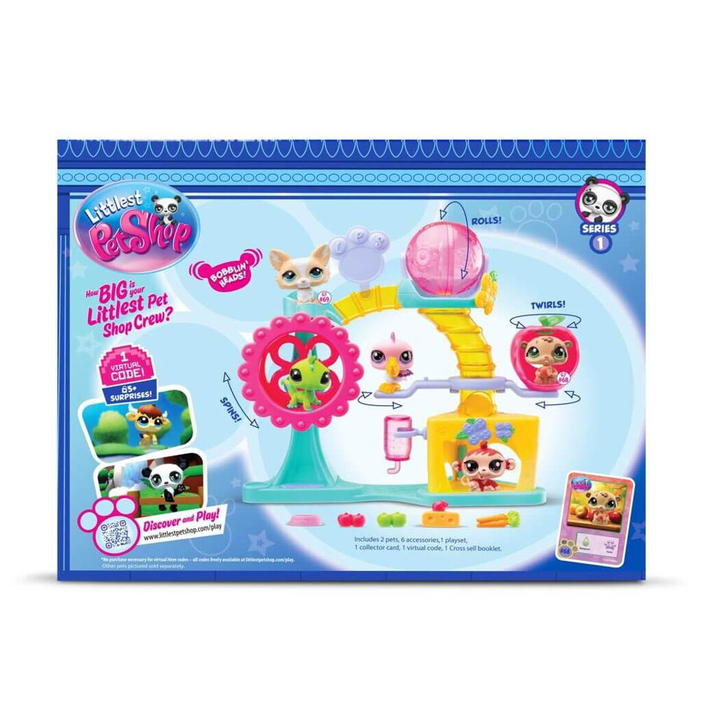 Littlest Pet Shop Fun Factory Playground Playset Kids 4y+