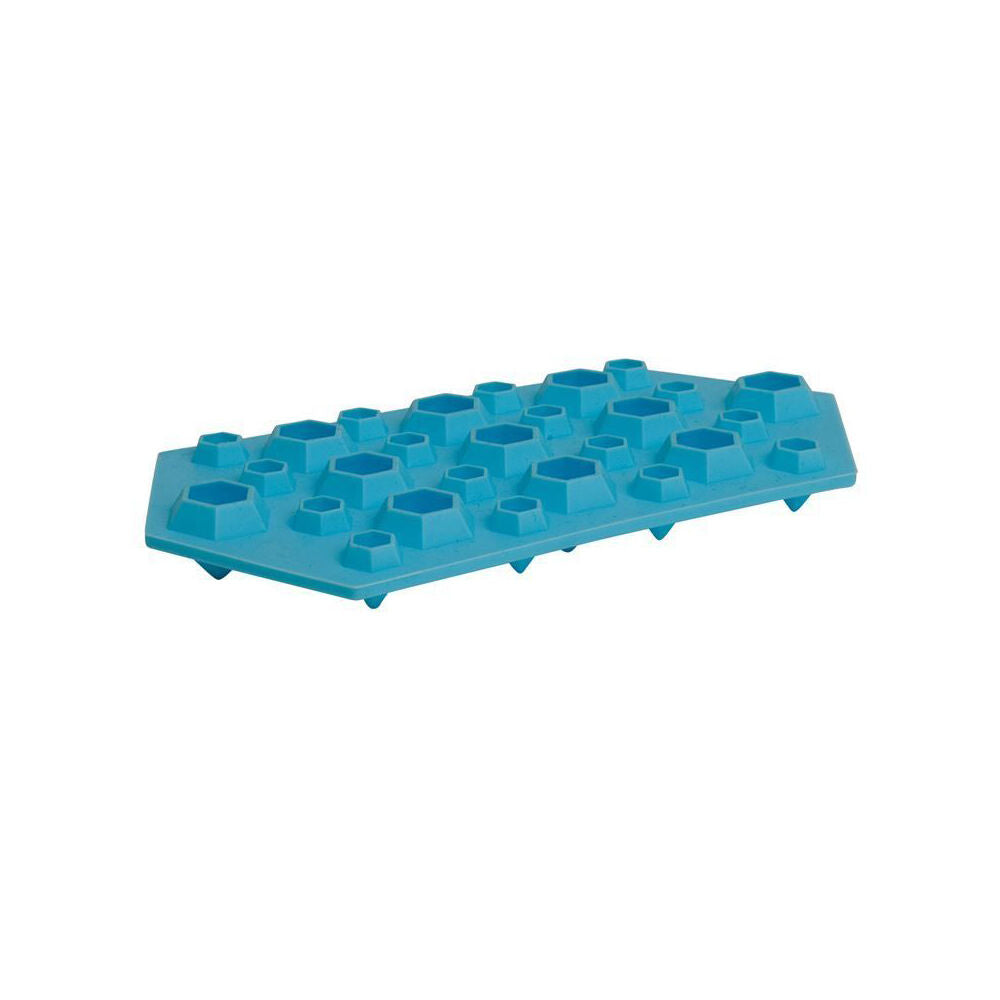 4PK Winex Silicone Diamond Ice Cube Moulder Tray - Sky Blue