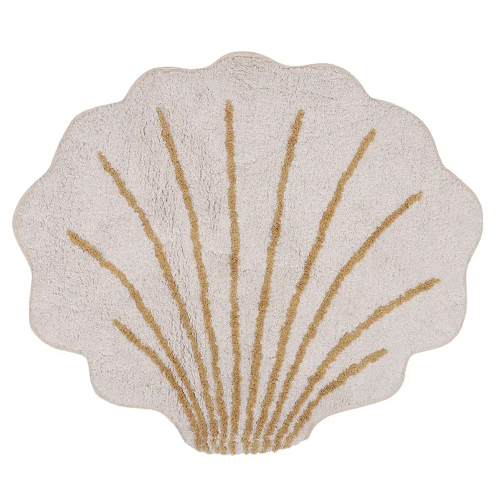 Elemental Clam Cotton Bathmat 80x70cm Ivory