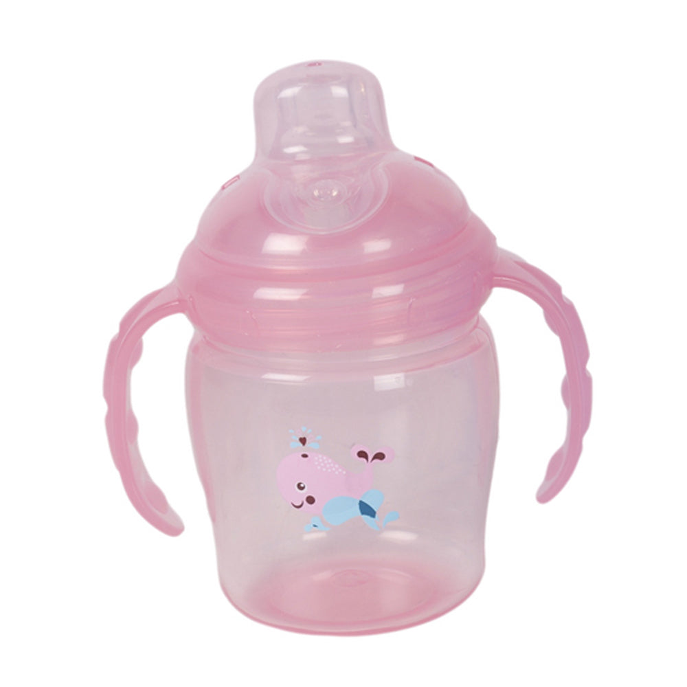4PK Cuddle Bug Soft Spout Baby Training Cup 225ml 2 Pink/Blue