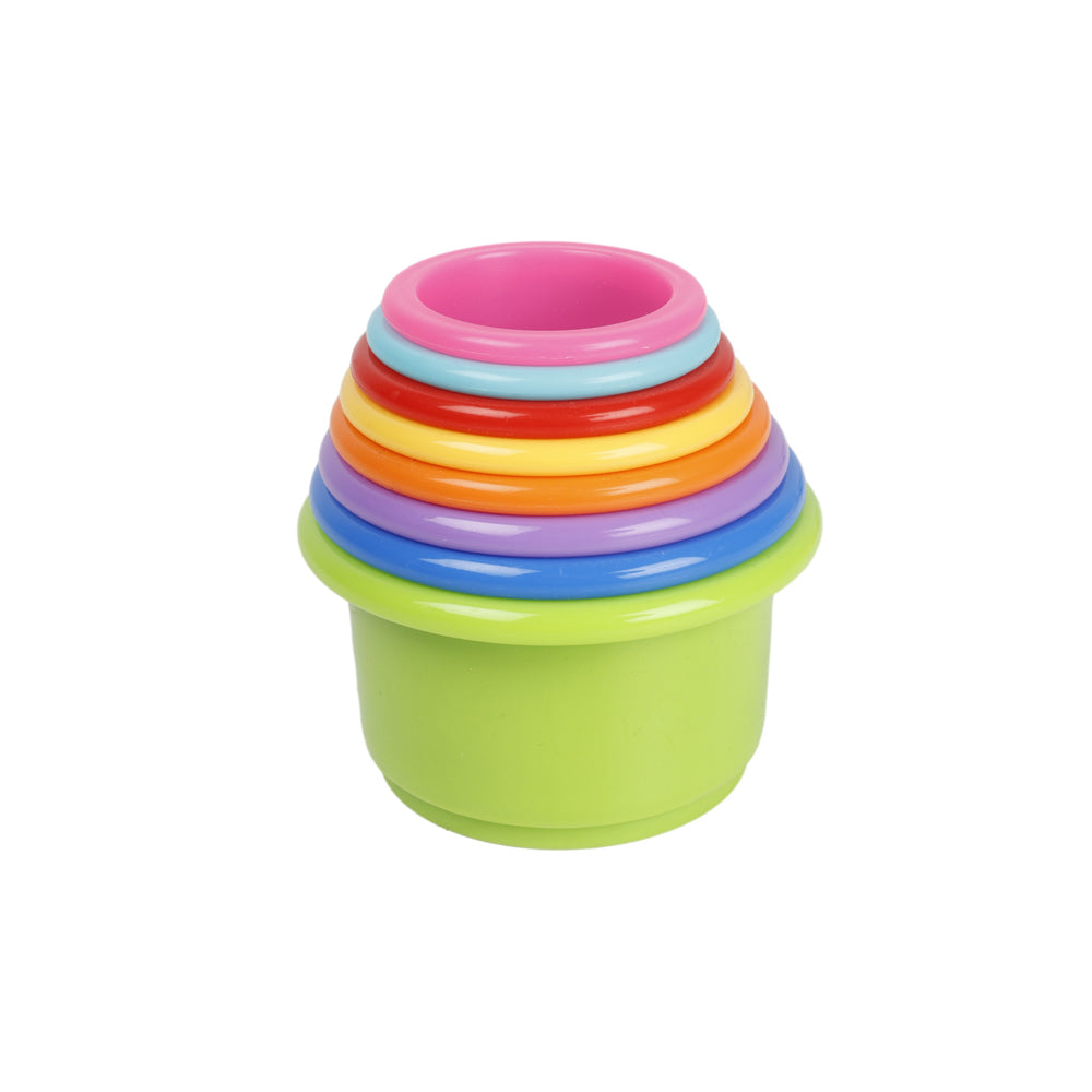 4x 8pc Cuddle Bug Toddler Stacking Cups 30x8.4x8.4cm Assorted